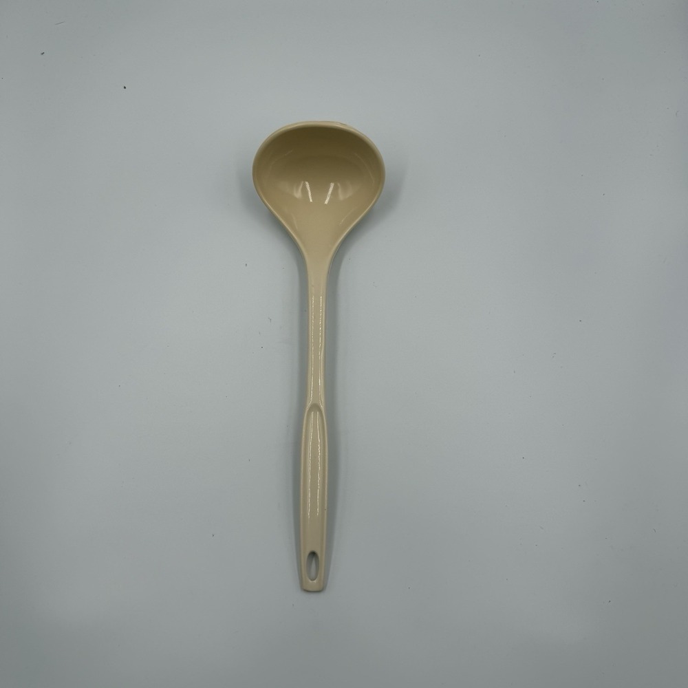 Vintage Foley‎ Nylon Soup Ladle Beige USA Made Kitchen Utensil Retro